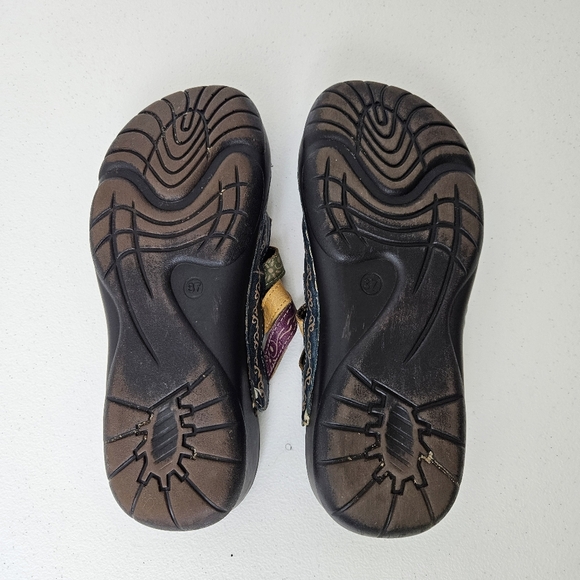 Elite By Corkys Rock Colorful Leather Slip On Shoes 7 - Picture 9 of 10